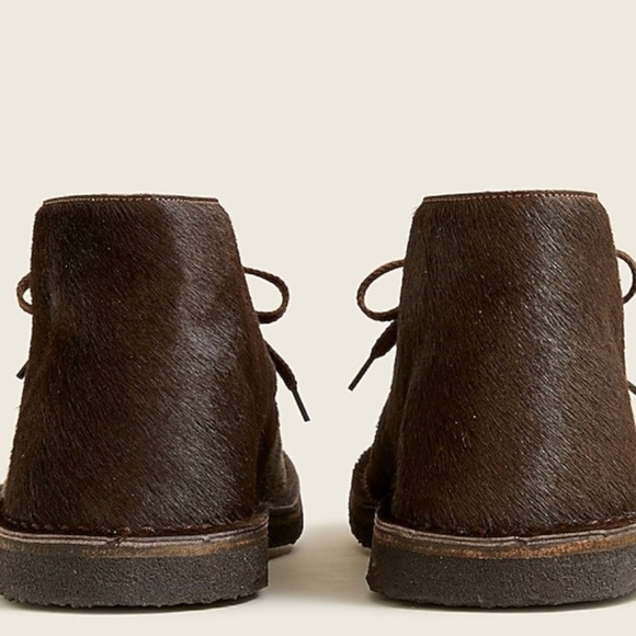RAREST J CREW PONY HAIR MacAlister men 7/women 8.5 Desert Boot DEADSTOCK… - Picture 4 of 4